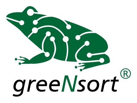 greeNsort brand logo